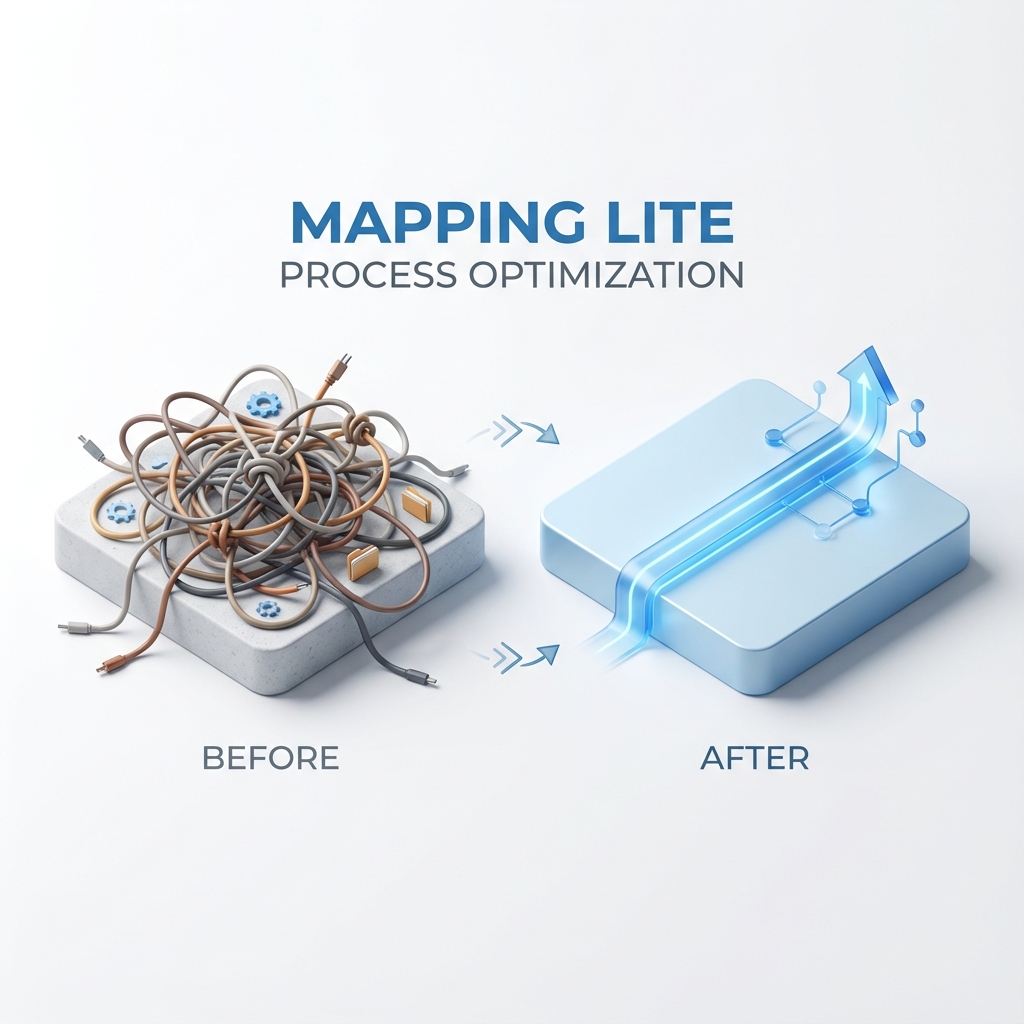 Wizualizacja procesu Mapping Lite